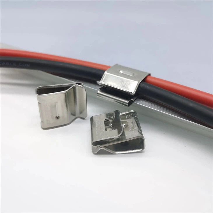 Solar panel cable clips part Solar panel cable clips part