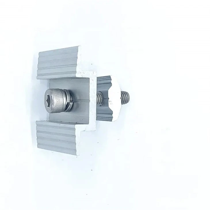 Solar panel mid clamps Solar panel mid clamps