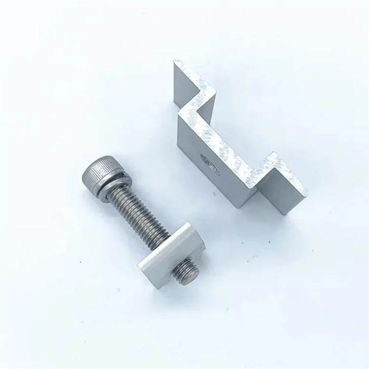 Solar panel mid clamps parts Solar panel mid clamps parts